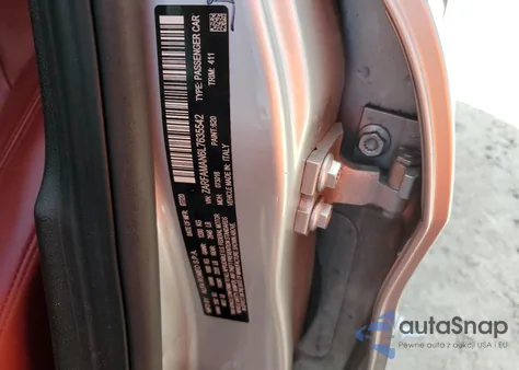 2020 Alfa Romeo Giulia from USA, damaged, VIN ZARFAMAN6L7635542